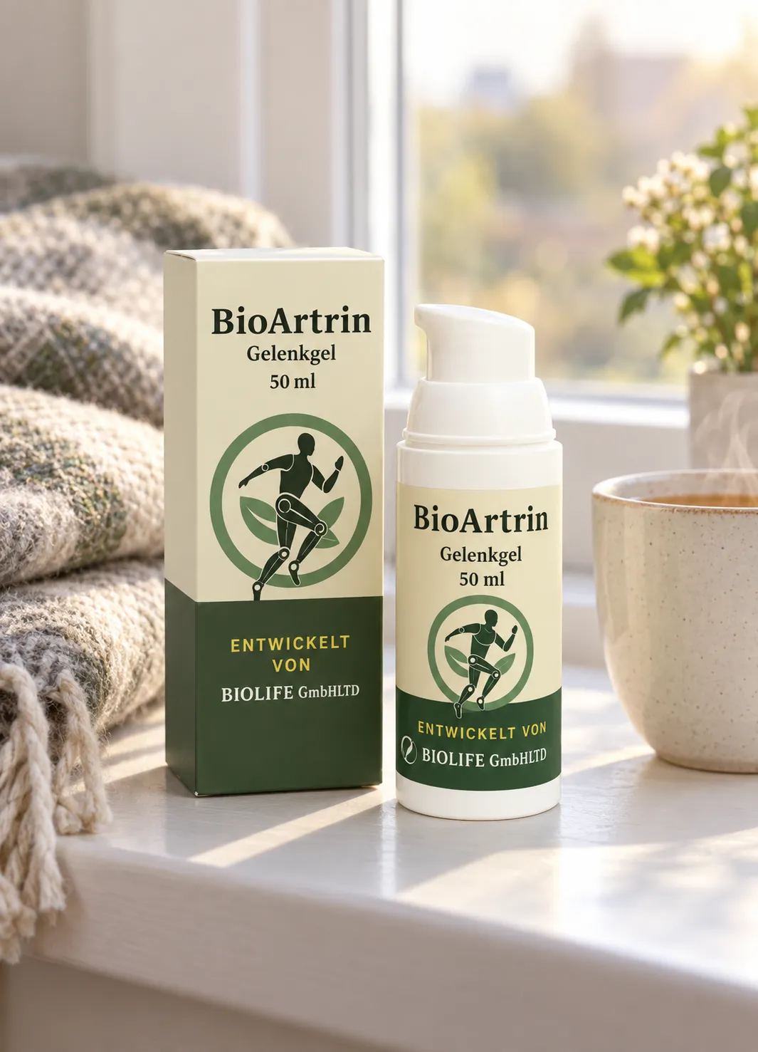 BioArtrin — Verpackung im Alltag