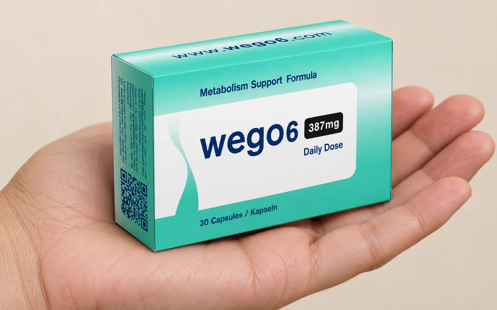 WEGO6 — Verpackung in der Hand