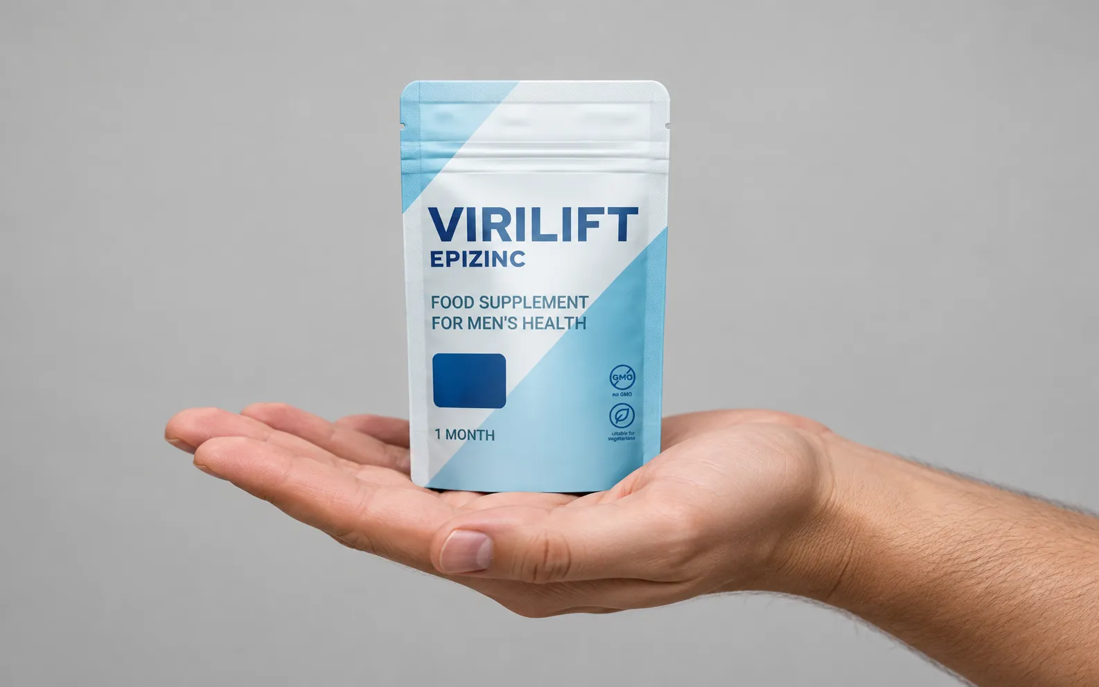 Virilift capsules for prostatitis — Verpackung in der Hand