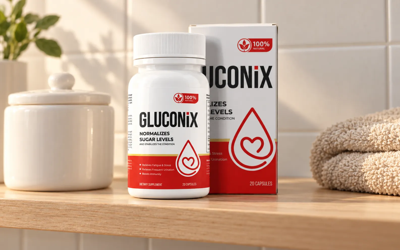 Gluconix — Verpackung im Alltag