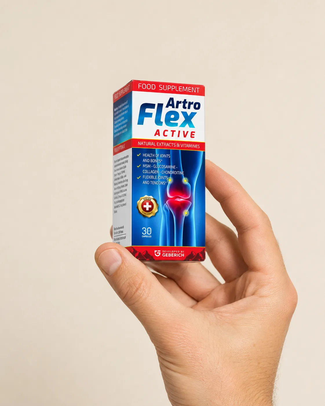 Artroflex Active — Verpackung in der Hand