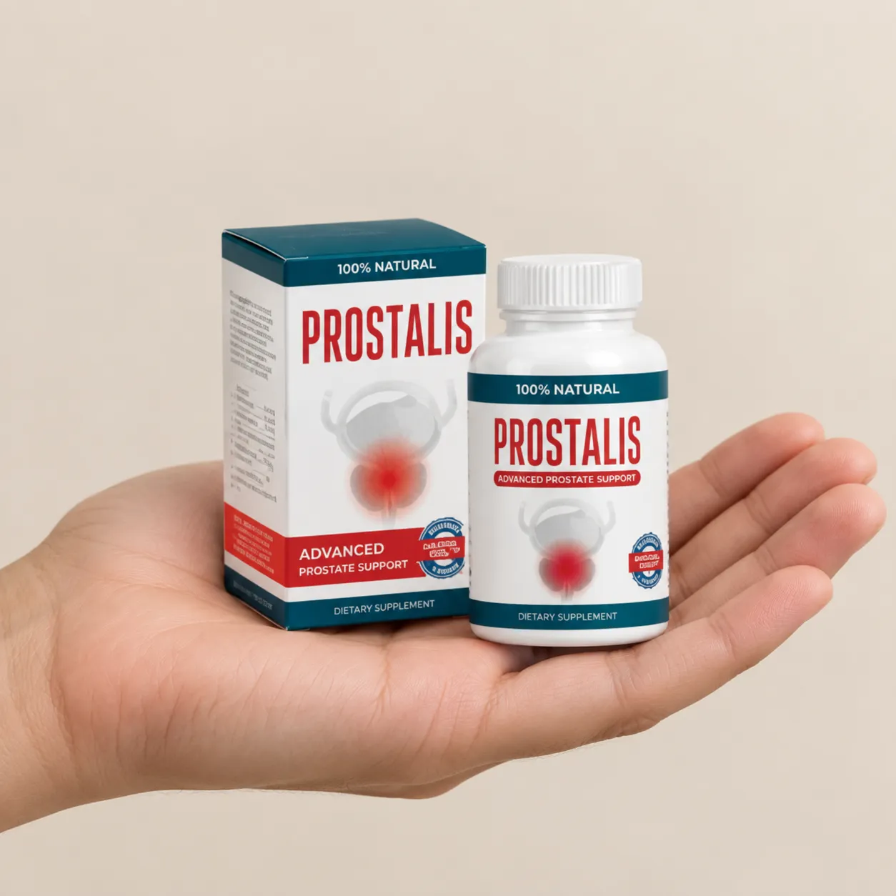 Prostalis Full price + — Verpackung in der Hand