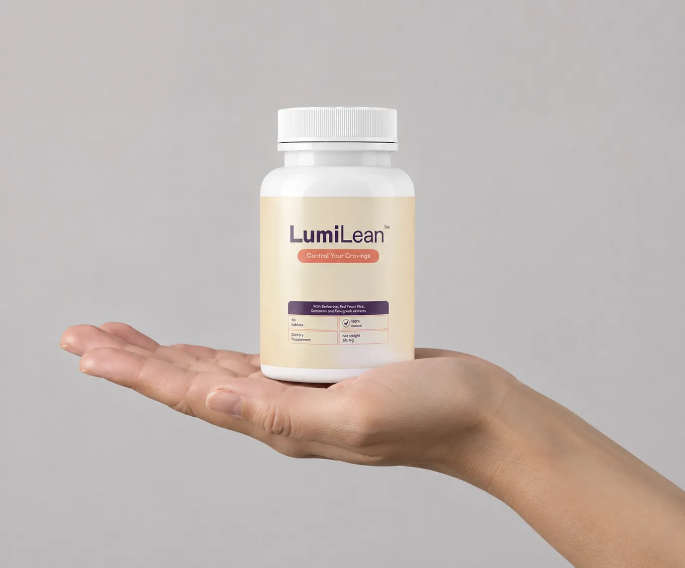 LUMILEAN — Verpackung in der Hand