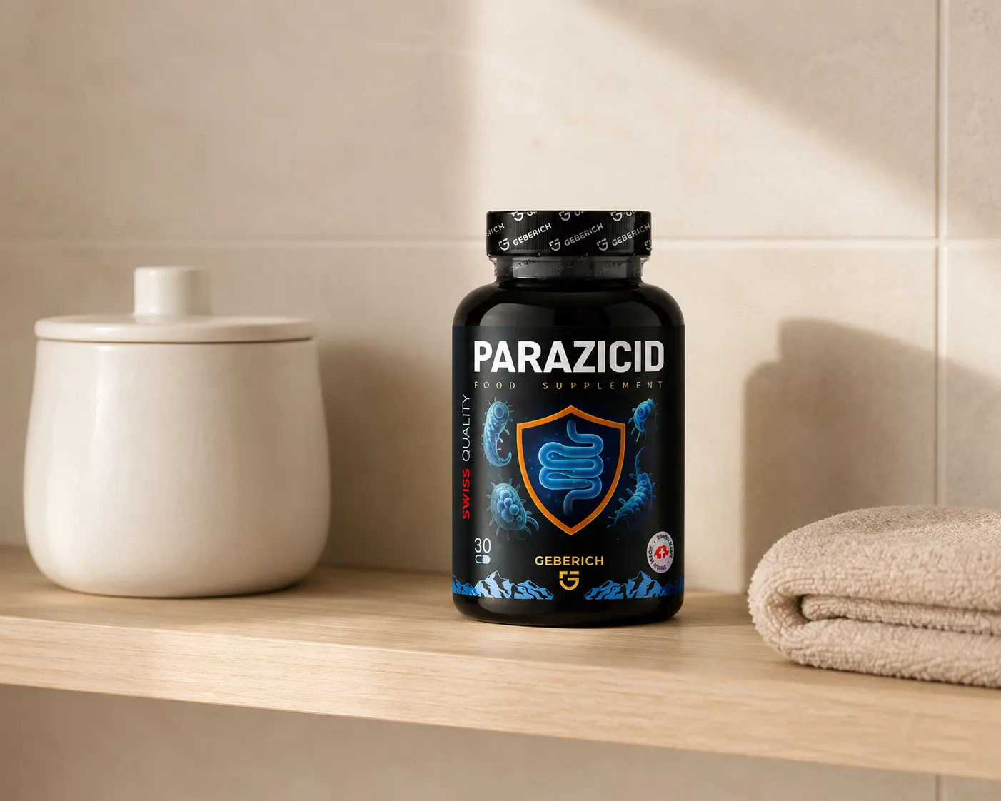 Parazicid — Verpackung im Alltag