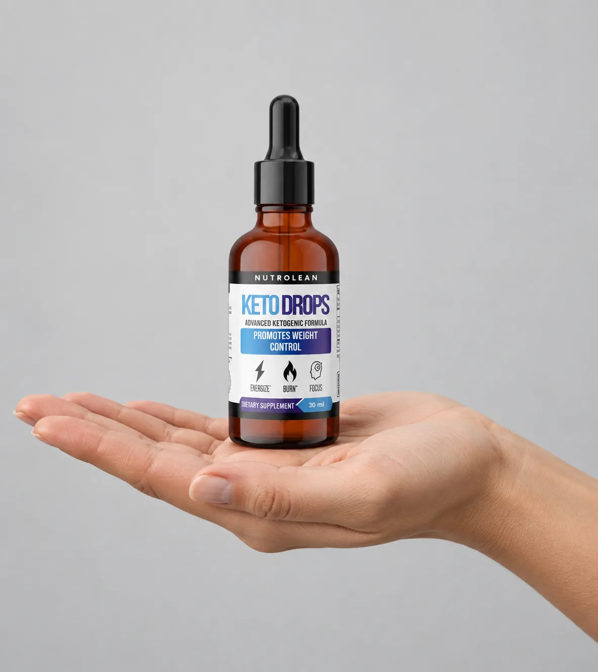 Nutrolean — Verpackung in der Hand