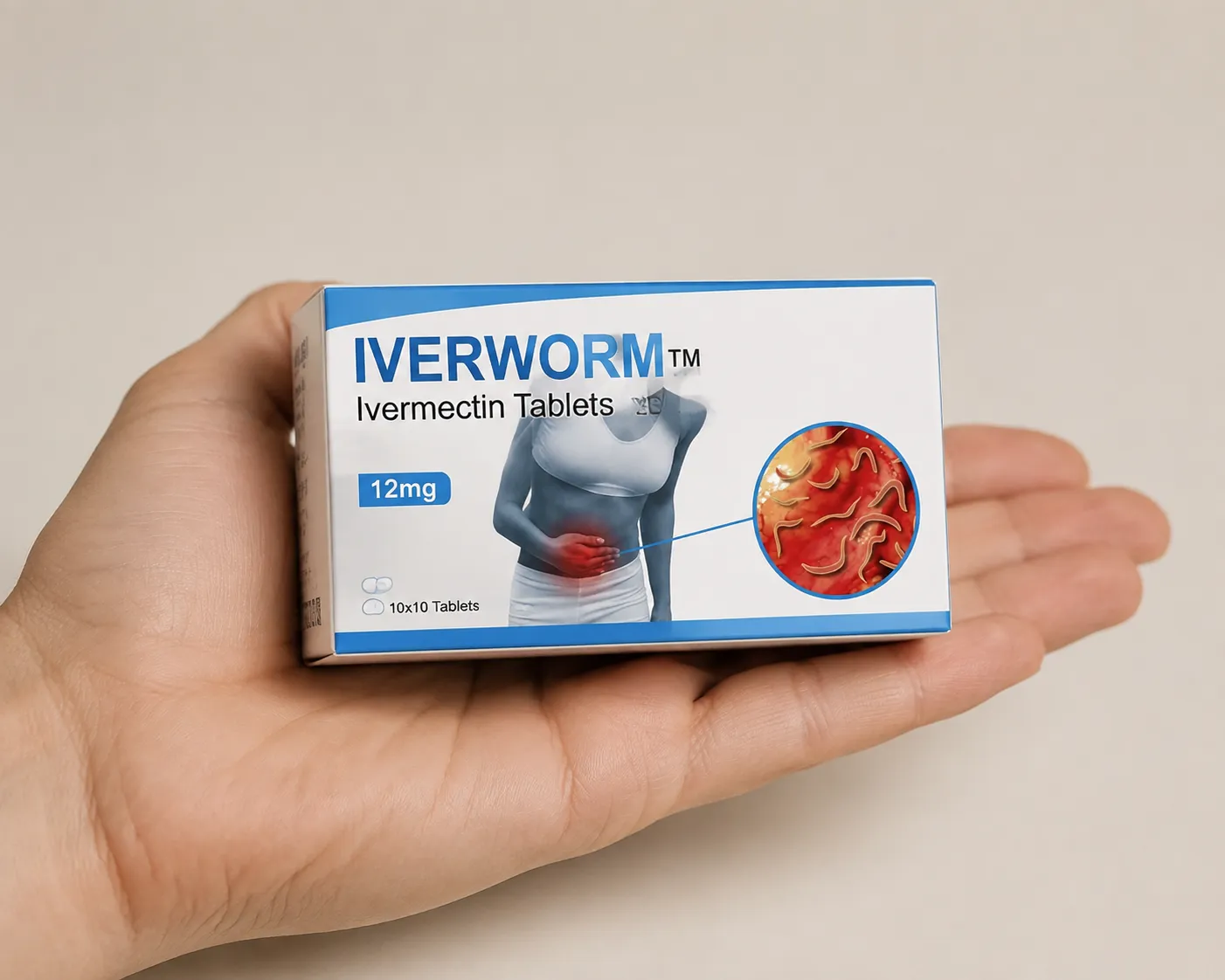 Nemanex — Verpackung in der Hand
