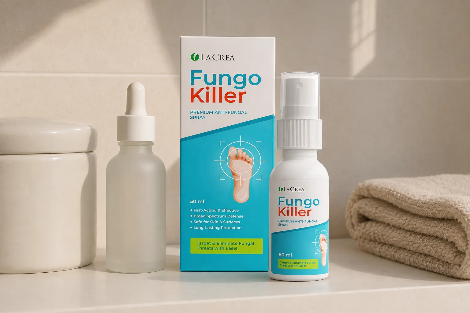 Fungokiller — Verpackung im Alltag