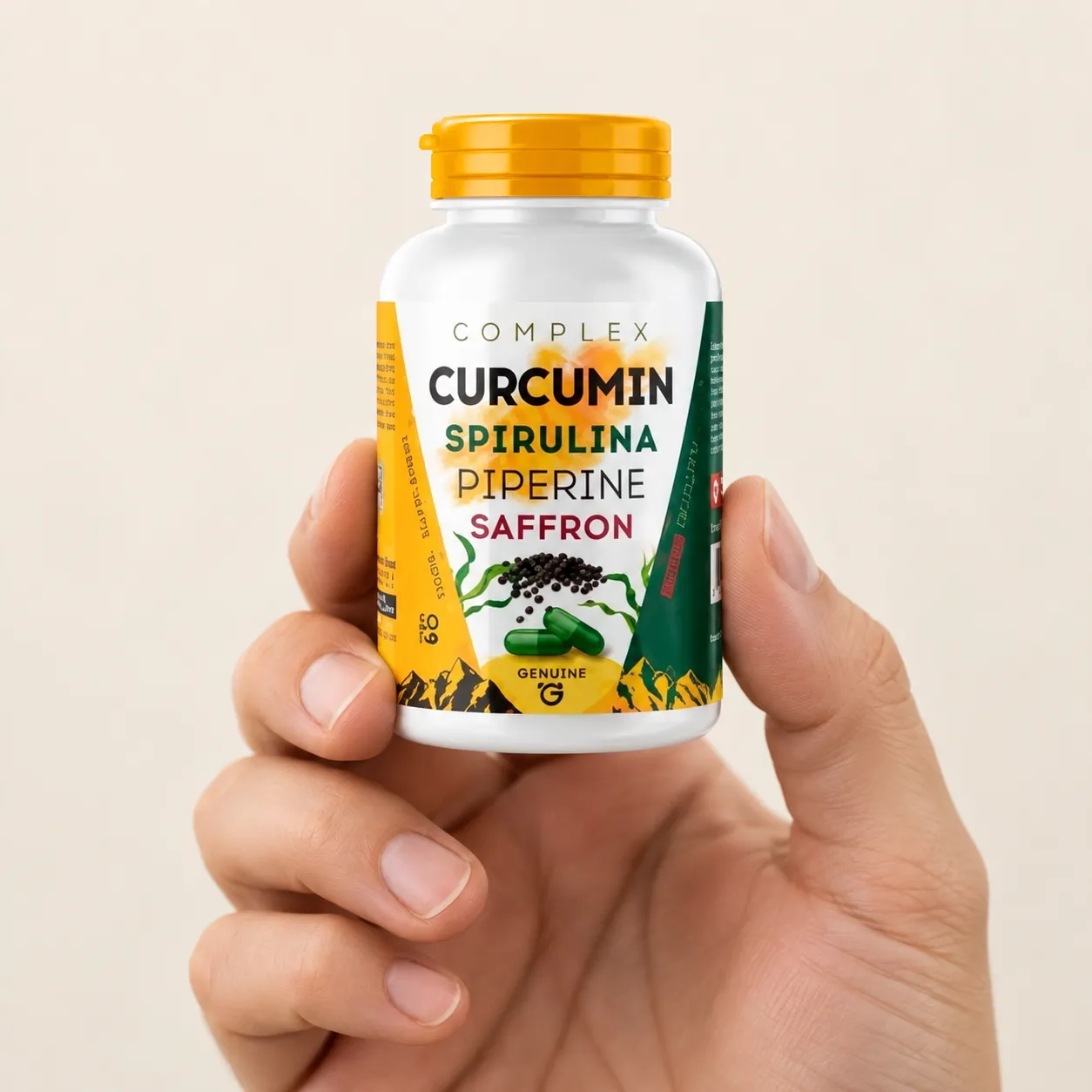 Curcuma Complex — Verpackung in der Hand