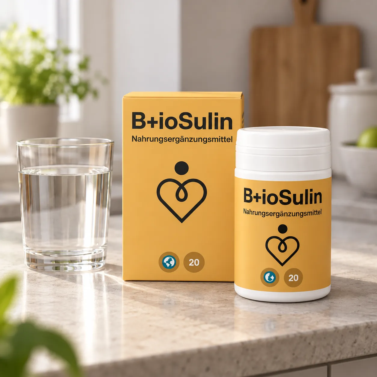 Bio+Sulin — Verpackung im Alltag