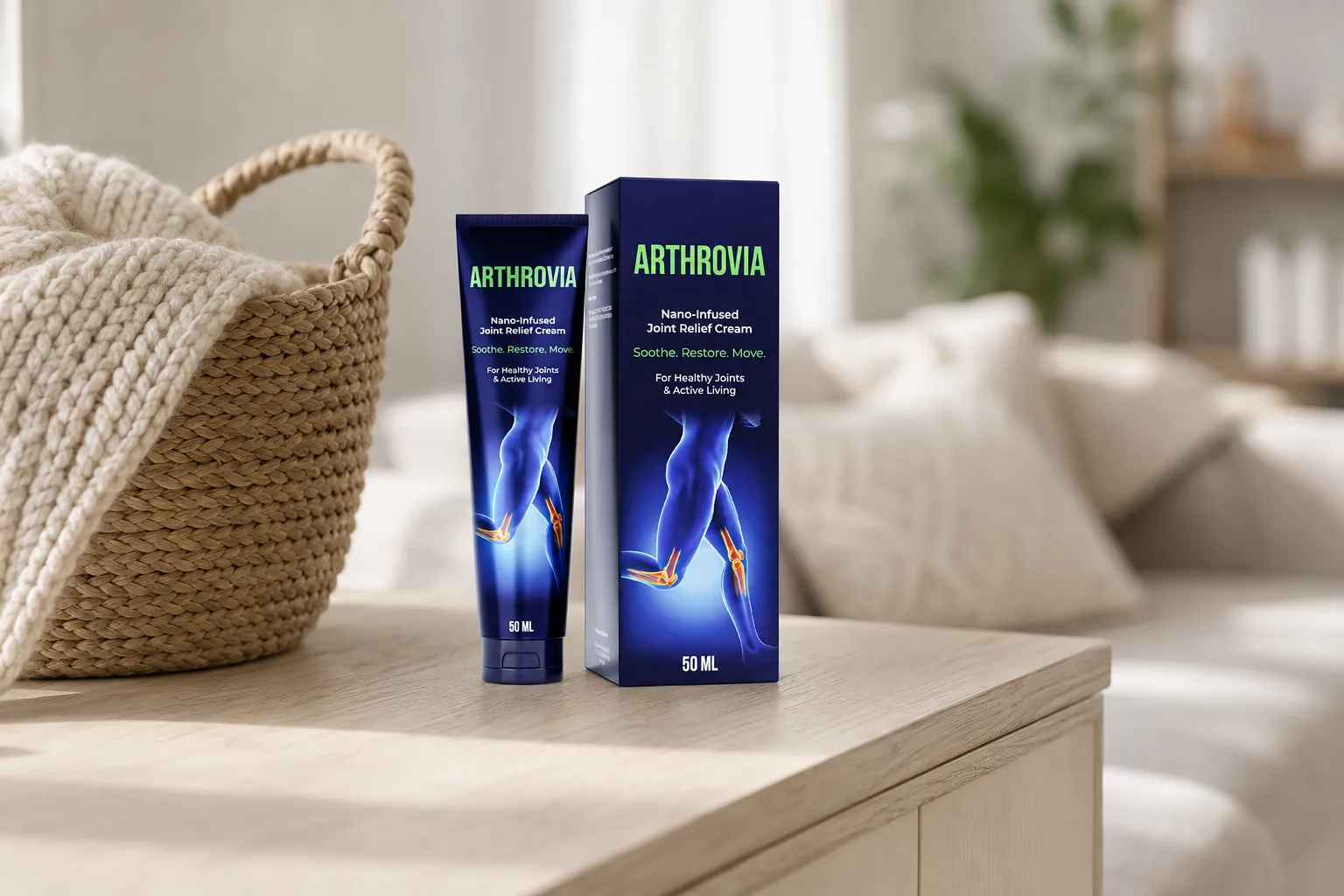 Arthrovia — Verpackung im Alltag