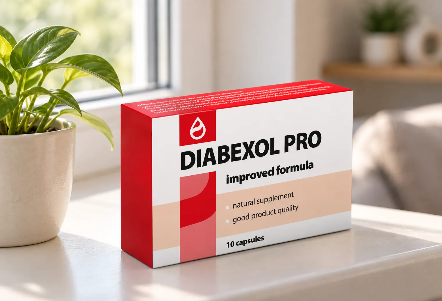 Diabexol Pro — Verpackung im Alltag