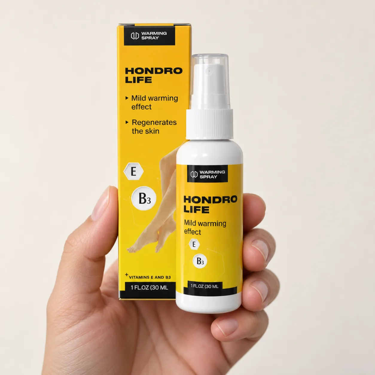 HONDROLIFE — Verpackung in der Hand